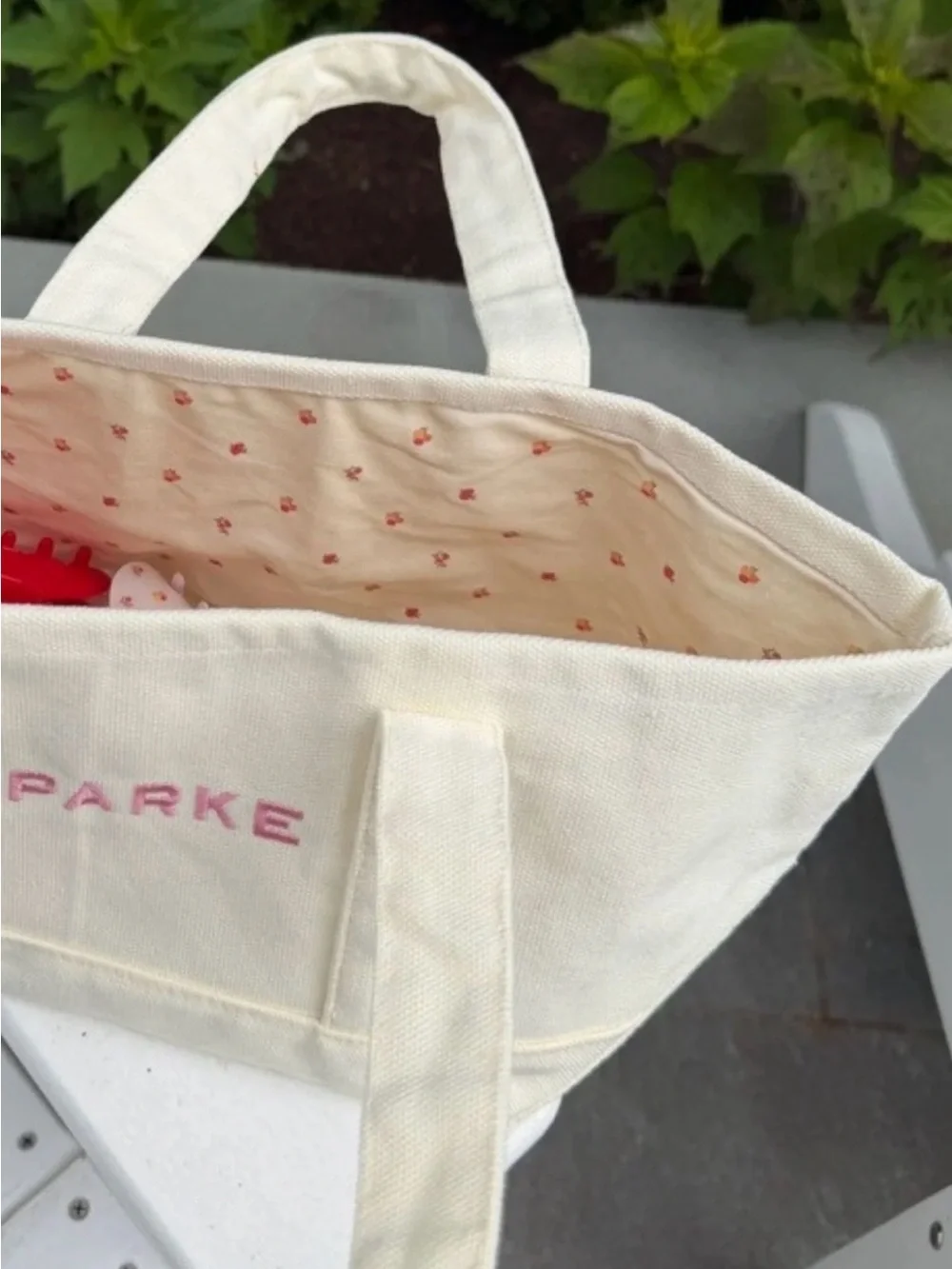 Newest drop Parke small canvas tote